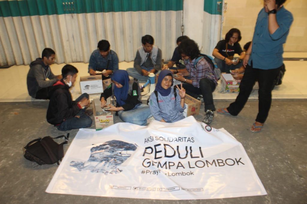 Gambar HMJ PWK UIN Alauddin Galang Dana Untuk Korban Gempa Lombok
